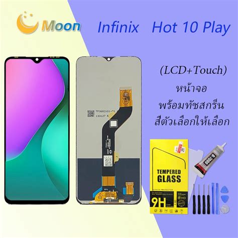 For Infinix Hot 10 Play อะไหลหนาจอพรอมทสกรน หนาจอ LCD Display Touch Screen Shopee Thailand