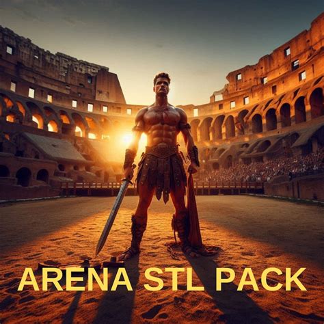 Gladiator Arena Stl Pack Etsy