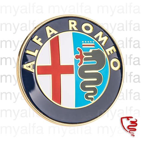 Alfa Romeo Alfa Emblem 75mm Metall 33751456155156164166916