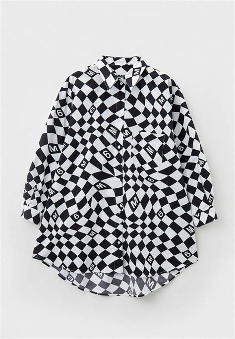Рубашка MM6 Maison Margiela Paris, цвет: мультиколор, RTLACL387101 ...