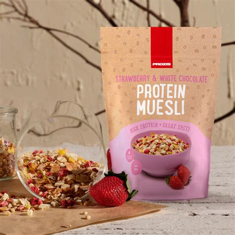 Protein Muesli 400 G Strawberry White Chocolate Reviews Prozis