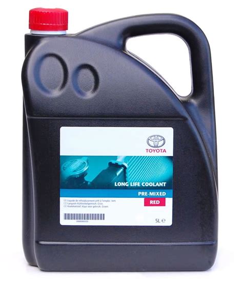 Genuine Toyota Long Life "RED" Coolant 5 Litres - Pre-Mixed|08889-80002