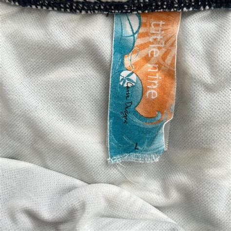 Title Nine Women S Blue And White Bikini And Tankini Bottoms Depop