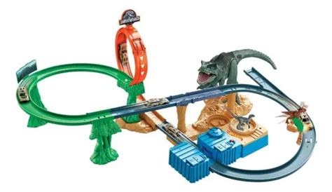 Pista Hot Wheels Clash N Crash Jurassic World Dominion Color Multicolor Mercadolibre