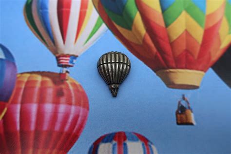 Hot Air Balloon Lapel Pin CC Aviation Flight Balloons Hot Air