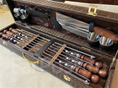 Набор шампуров, новый, в наличии. Цена: 7 350₽ в Хабаровске