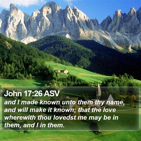 John 17 Scripture Images John Chapter 17 ASV Bible Verse Pictures