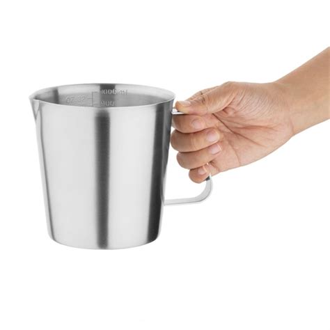 Vogue Stainless Steel Measuring Jug 1ltr CX058 Buy Online At Nisbets