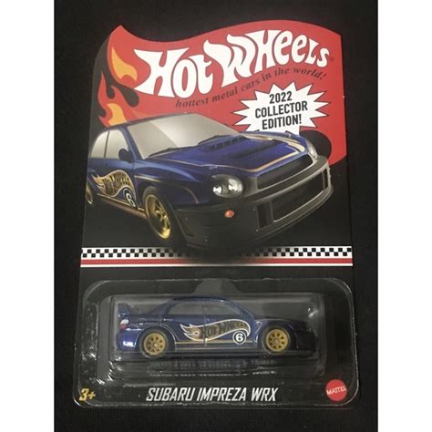 風火輪 hot wheels 速霸陸 subaru 硬皮鯊 impreza wrx 稀有 精裝 膠胎 蝦皮購物