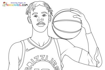 Ja Morant Coloring Pages