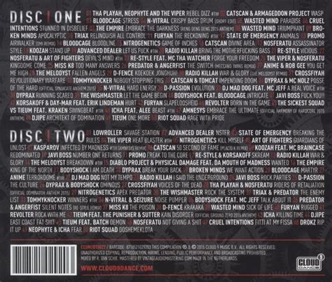 Various Artists Hardcore Top 100 Best Of 2015 2 CD Various
