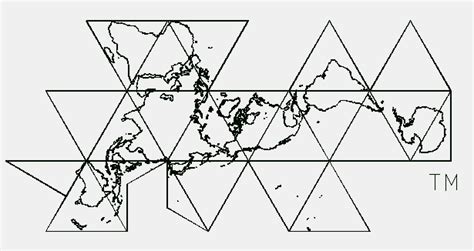 Buckminster Fuller World Map – Map Vector