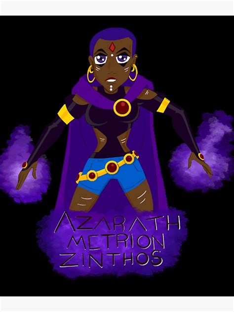 Azarath Metrion Zinthos Poster For Sale By Beeteesco1 Redbubble