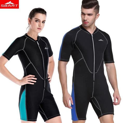 Sbart Men Wome 2mm Lovers Wetsuit Neoprene Freediving Spearfishing