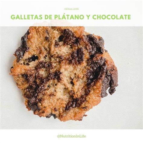 Receta De Galletas Con Chocolate Y PlÁtano