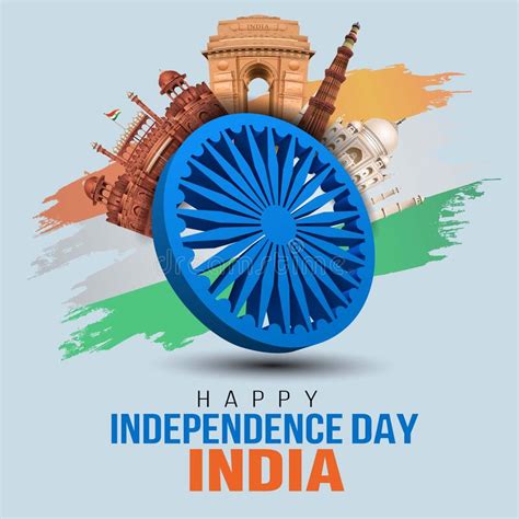 De Agosto Feliz D A De La Independencia Plantilla De India Indio