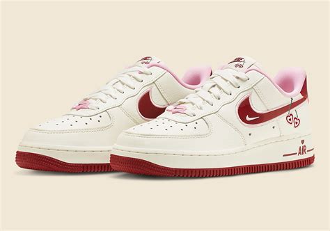 The Nike Air Force 1 Low “Valentine’s Day” 2023 Features Heart-Shaped ...