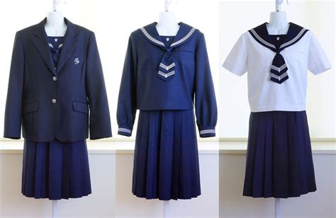 83334 函館白百合学園中学校 Uniform Map 制服地圖