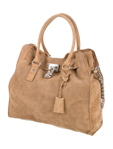 Michael Michael Kors Suede Hamilton Bag Handbags Wm520889 The