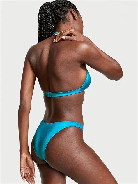 Buy Vs Shine Hardware Halter Bikini Top Undefined Order Undefined Online Victoria S Secret Us