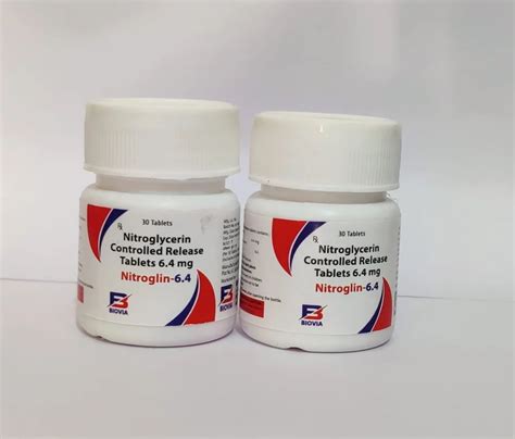 Mg Nitroglycerin Controlled Release Tablet At Rs Bottle