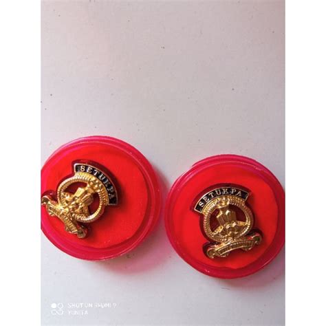 Jual Pin Pdh Setukpa Polri Lapis Mika Merah Produk Sukabumi Atribut