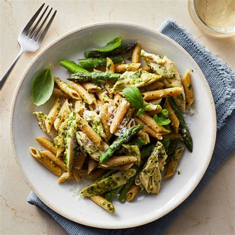 Chicken Pesto Pasta With Asparagus Recipe EatingWell