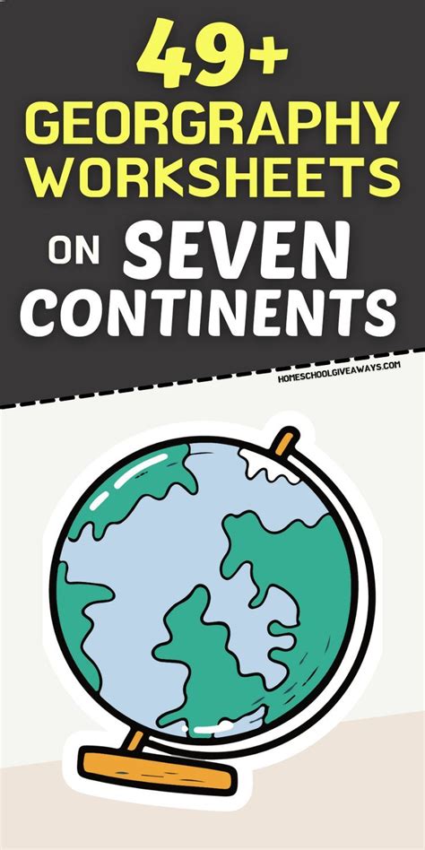 FREE Worksheets on the Seven Continents | Geography worksheets ...