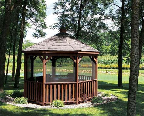 Amish Gazebos 8 Foot Wood Gazebo In A Box Buy It Online Today