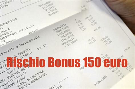 Bonus 150 Euro Novembre 2022 4 Voci In Busta Paga Lo Bloccano