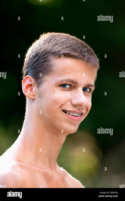 Boy With Braces Hi Res Stock Photography And Images Alamy