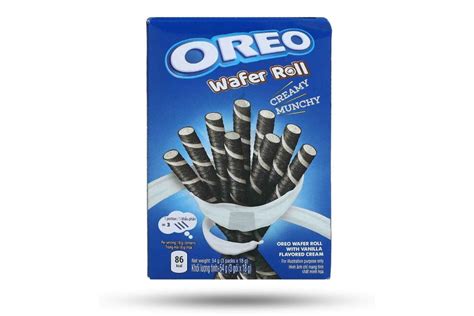 Oreo Wafer Roll Vanilla 54g: Knusprige Waffel trifft auf cremige Vani