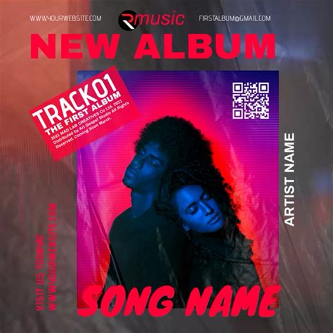 Single Release New Album Release Pre Order Template Postermywall