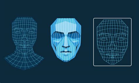 face scanning technology 2608866 Vector Art at Vecteezy