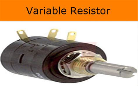 Variable resistor types in physics and radio electronics – BigBery