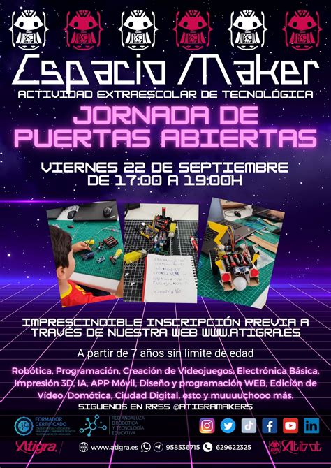 Jornada De Puertas Abiertas Espacio Maker En Granada