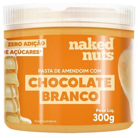 Pasta De Amendoim Chocolate Branco G Naked Nuts Pasta De Amendoim Magazine Luiza
