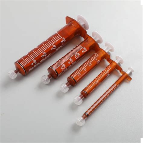 Luer Lock Luer Slip Amber OEM ODM 1ml 2ml 5ml 10ml 20ml Dispensing