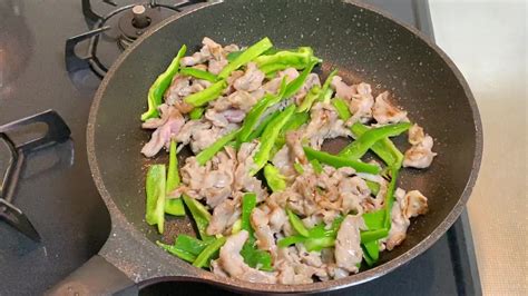 ご飯がすすむ！豚肉とピーマンのオイスターソース炒め