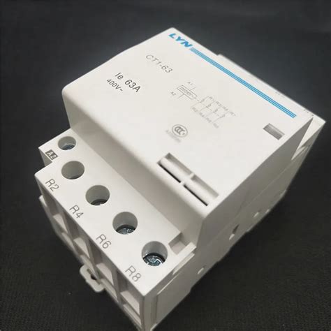 CT1 63 4P 32A 40A 63A 220V 400V 50 60HZ Din Rail Household Ac Modular