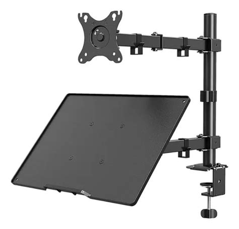 Soporte Articulado Para Monitor Y Notebook Netmak Nm St Color Negro