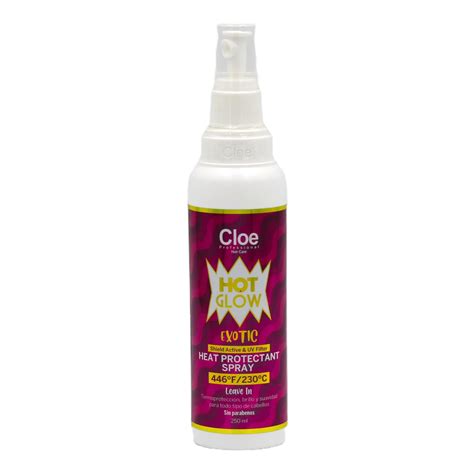 Protector térmico anti frizz con filtro UV Hot Glow Exotic Cloe ml