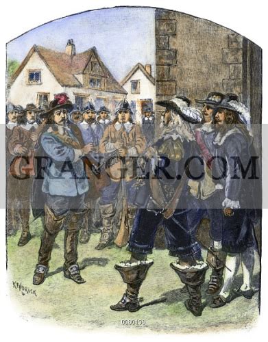 Image Of Bacons Rebellion 1676 Nathaniel Bacon Confronts Governor