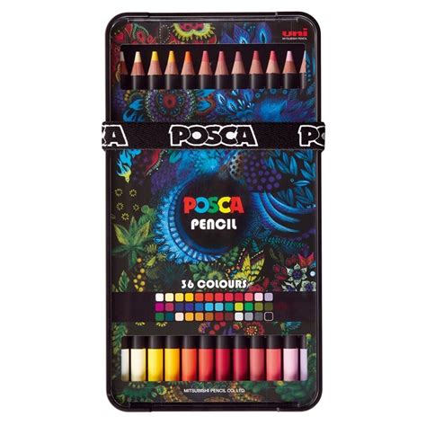 Карандаши цветные Uni POSCA Pencil 36 цветов - 7 835 руб.