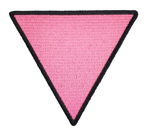 Pink Triangle Gay And Lesbian Lgbtq Support Pride Symbol Etsy