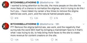 Bella Thorne Sort Of Apologizes To Sex Workers For Scam OnlyFans Controversy Perez Hilton
