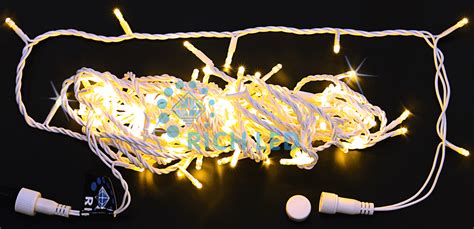 Светодиодная гирлянда Rich Led RL-S10CF-220V-W/WW Теплый белый, Белый ...