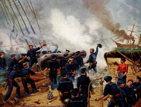 Civil War Battles Kearsage Sinking The Alabama