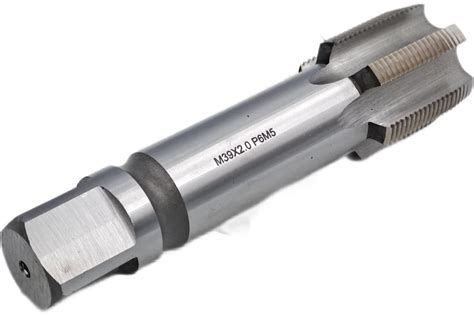 Машинно-ручной метчик TORNERI М39х2 Р6М5, для сквозных отверстий 038218 ...