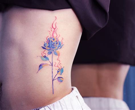 Fire Flower Tattoo кърджали Best Flower Site